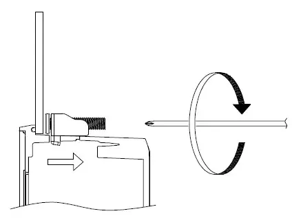 EMERSON GFK 3071C RXI Industrial Monitor - Tighten Mounting Bracket