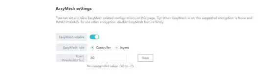 DZS MESH 1200 Dual Band Wi-Fi Router - Other settings