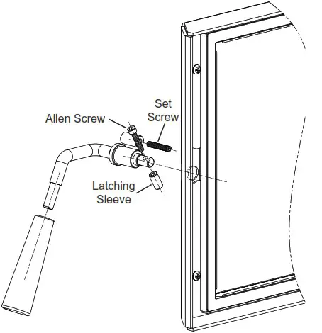 REGENCY F180B 1 Renmark Freestanding Wood Fire - DOOR LATCH