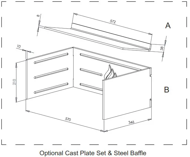 REGENCY F180B 1 Renmark Freestanding Wood Fire -PARTS LIST
