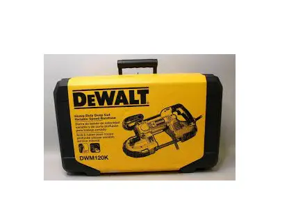 Dewalt Dwm120 Heavy-duty Deep Cut Variable Speed Band Saw Instruction Manual