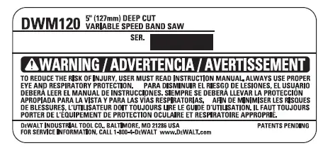 DEWALT-DWM120-Heavy-Duty-Deep-Cut Variable-Speed-Band-Saw-FIG-4