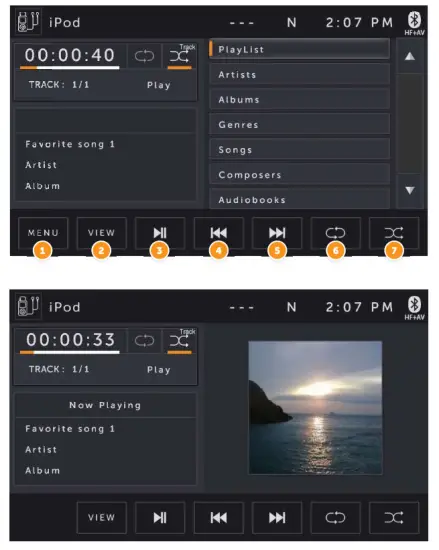 Glosys XSG4 In-Vehicle Infotainment System - ipad