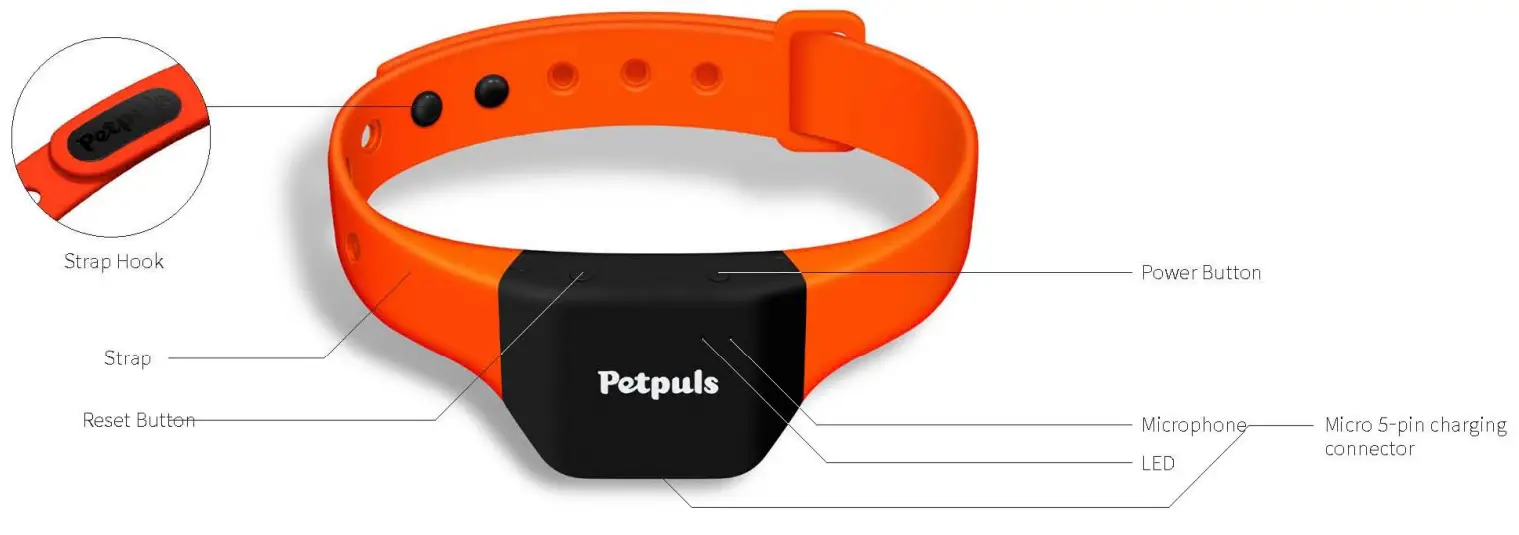 LAB T RPL0011 Petpuls Dog Collar - fig1