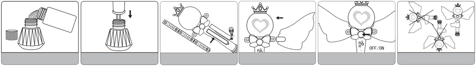 Rainbow Bubble Wand B093CH5C6Z Twirler Stick - Image