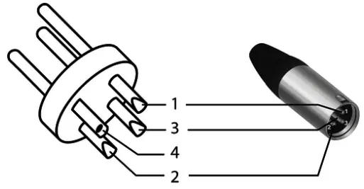 Swissonic ASM5 Active Studio Monitor - XLR plug