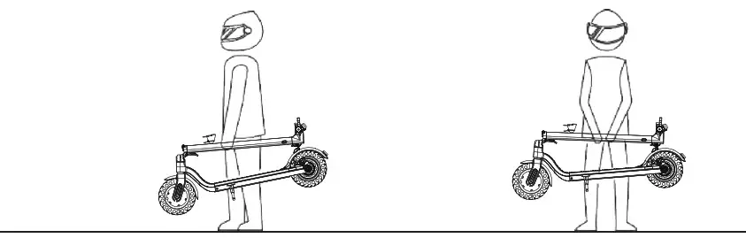 HIBOY Nex3 Electric Scooter 8 5 Inch Solid Tires - . Folding and Carrying 2