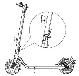 HIBOY Nex3 Electric Scooter 8 5 Inch Solid Tires - Assembly 1