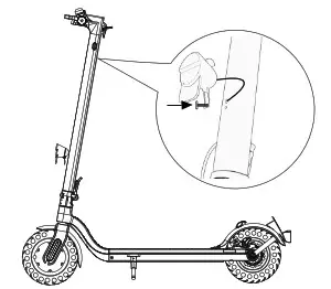 HIBOY Nex3 Electric Scooter 8 5 Inch Solid Tires - Assembly 3