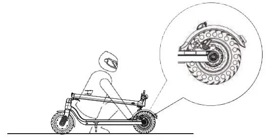 HIBOY Nex3 Electric Scooter 8 5 Inch Solid Tires - Dangerous Actions 6