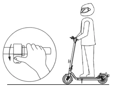 HIBOY Nex3 Electric Scooter 8 5 Inch Solid Tires - Riding Basics 4