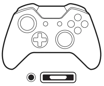 Controller has a headset port