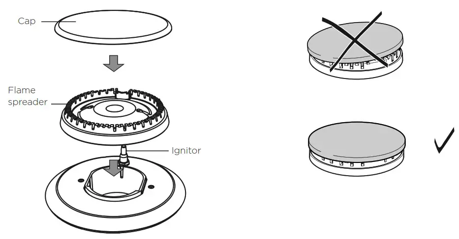FISHER PAYKEL CG365DW Gas Cooktop - CARE AND CLEANING 4