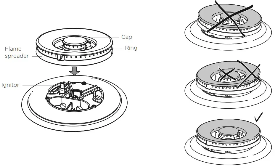 FISHER PAYKEL CG365DW Gas Cooktop - CARE AND CLEANING 5