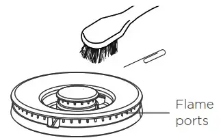 FISHER PAYKEL CG365DW Gas Cooktop - CARE AND CLEANING