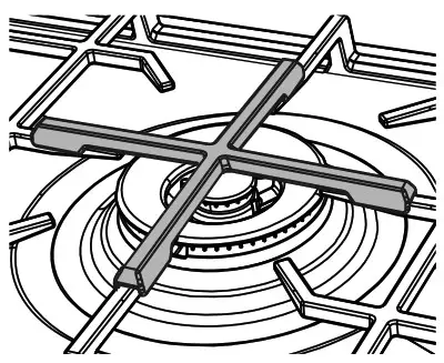 FISHER PAYKEL CG365DW Gas Cooktop - Small pan support