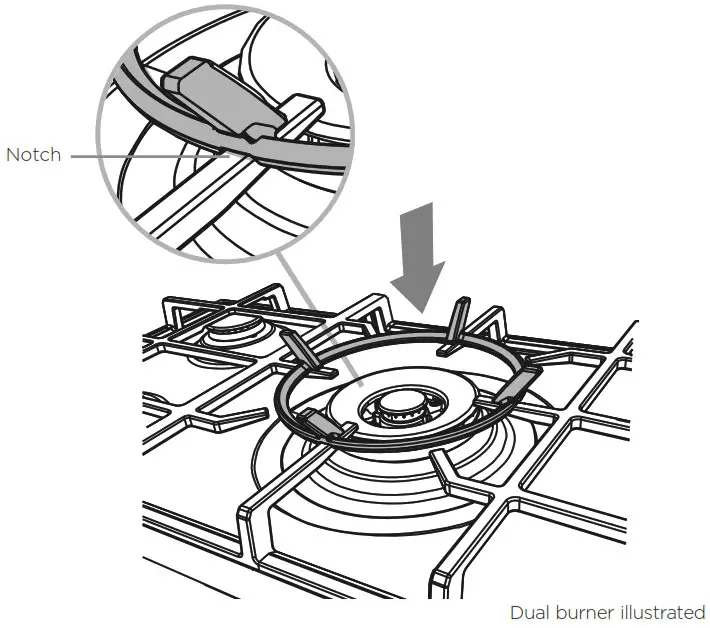 FISHER PAYKEL CG365DW Gas Cooktop - Wok cooking
