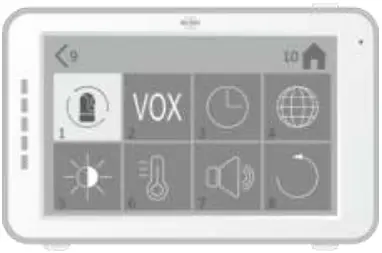 ELRO BC3000 - Menu page