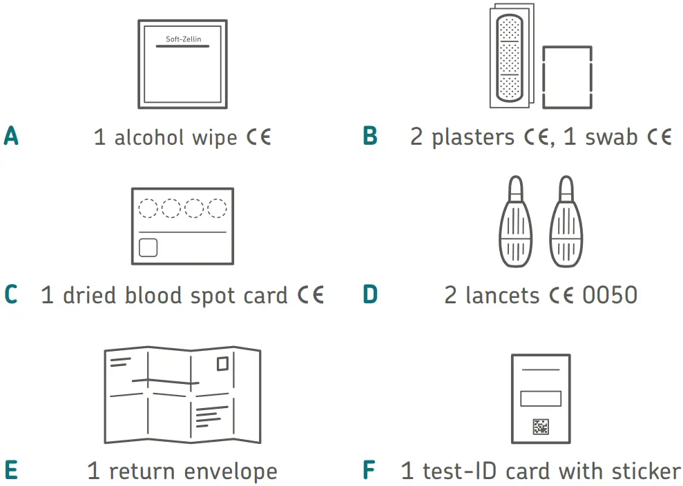 cerascreen CRS3 Food Allergy Test - contains