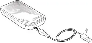 diagramCharge case to PC or USB wall charger