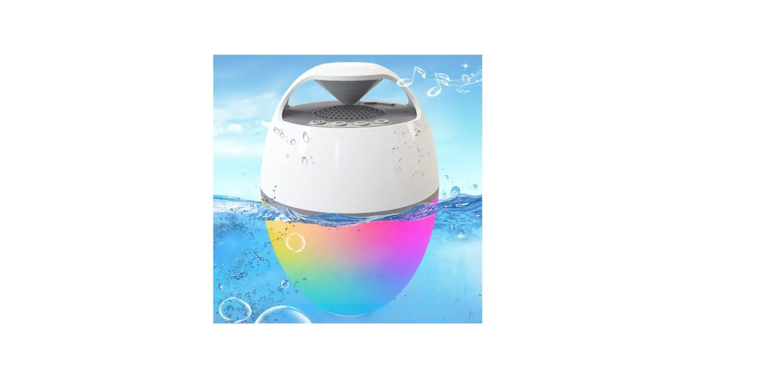 Blufree Pool Speaker With Lights,bluetooth Portable Speaker-user Guide Blufree Pool Speaker With Lights,bluetooth Portable Speaker-user Guide
