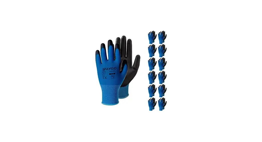 Bluewear 017556 Work Gloves Instructions