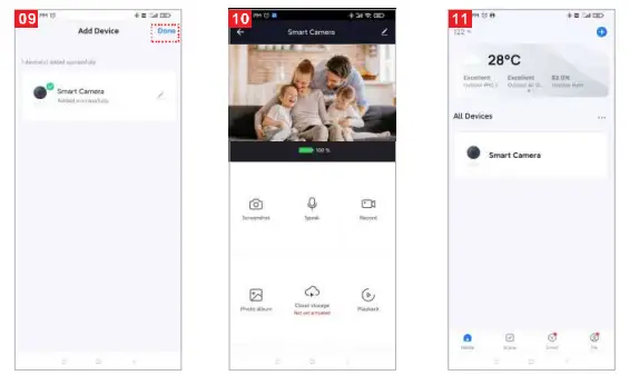 Shenzhen Golden Vision Technology Development G4 Solar Camera - app 3