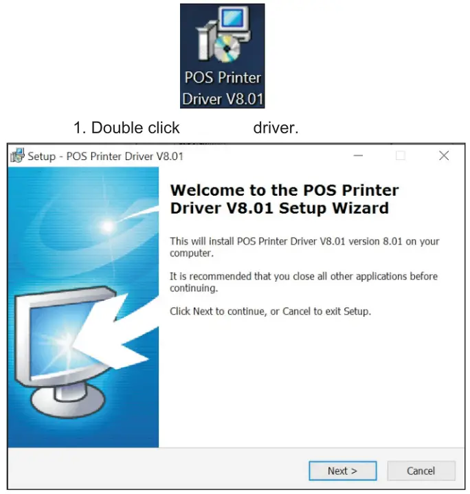 ZYWELL ZY308 Mini Receipt Printer - 12