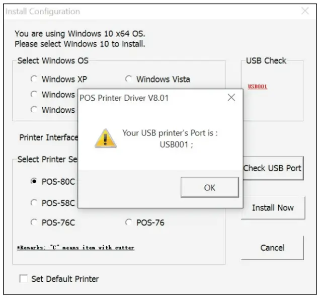 ZYWELL ZY308 Mini Receipt Printer - 16