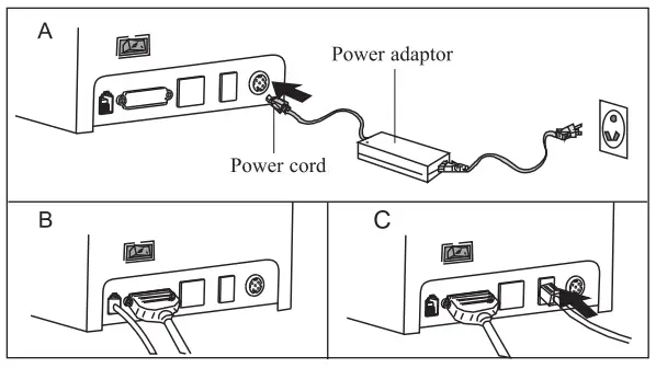 ZYWELL ZY308 Mini Receipt Printer - 3