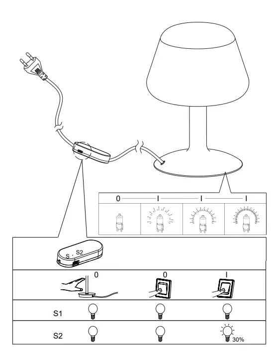 Paul Neuhaus 4078-60 Bedside Lamp LED fig 2