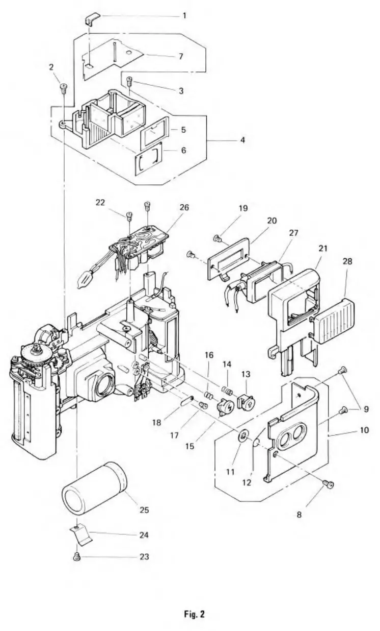 Vivitar 35EF Range Finder 35mm Film Camera - 2