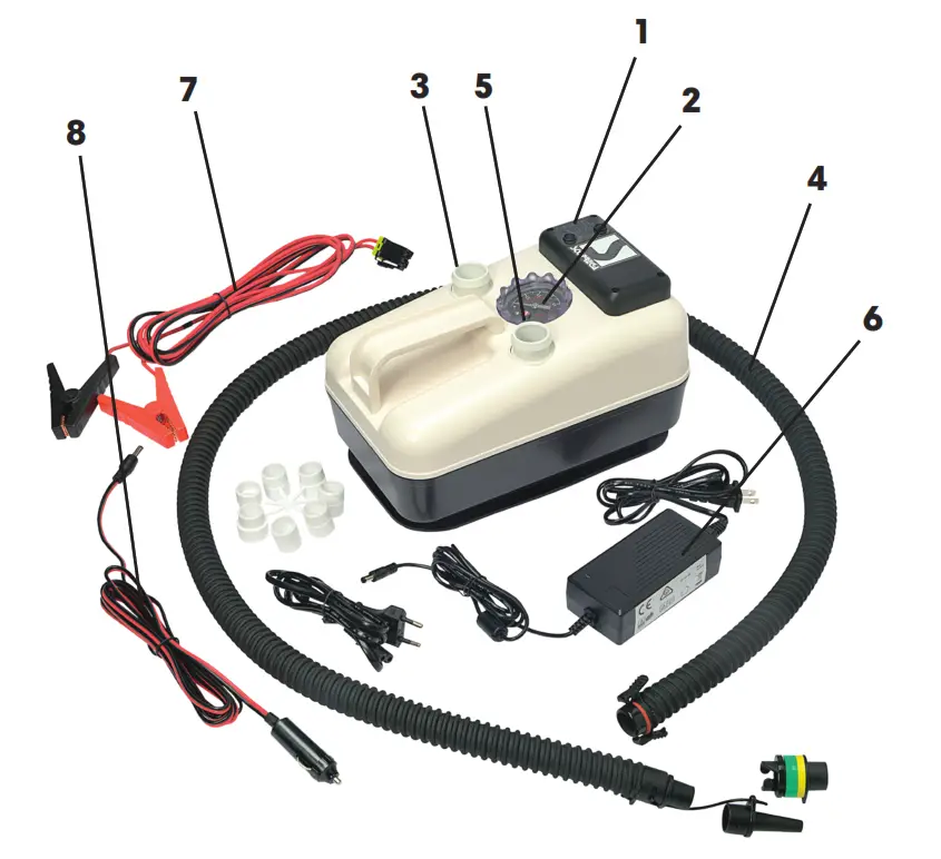 SCOPREGA GE20 2 Electric air pump - fig