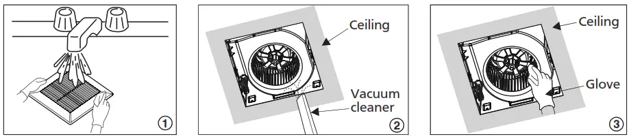 Panasonic RG-M79A Pick A Flow Ventilating Fan - Clean the unit