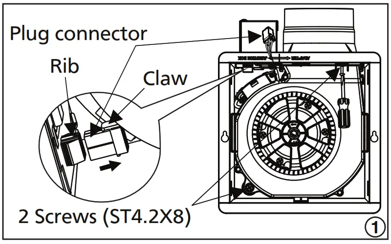 Panasonic RG-M79A Pick A Flow Ventilating Fan - wear gloves