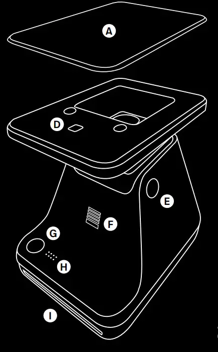 Polaroid Lab Instant Printer - Film door