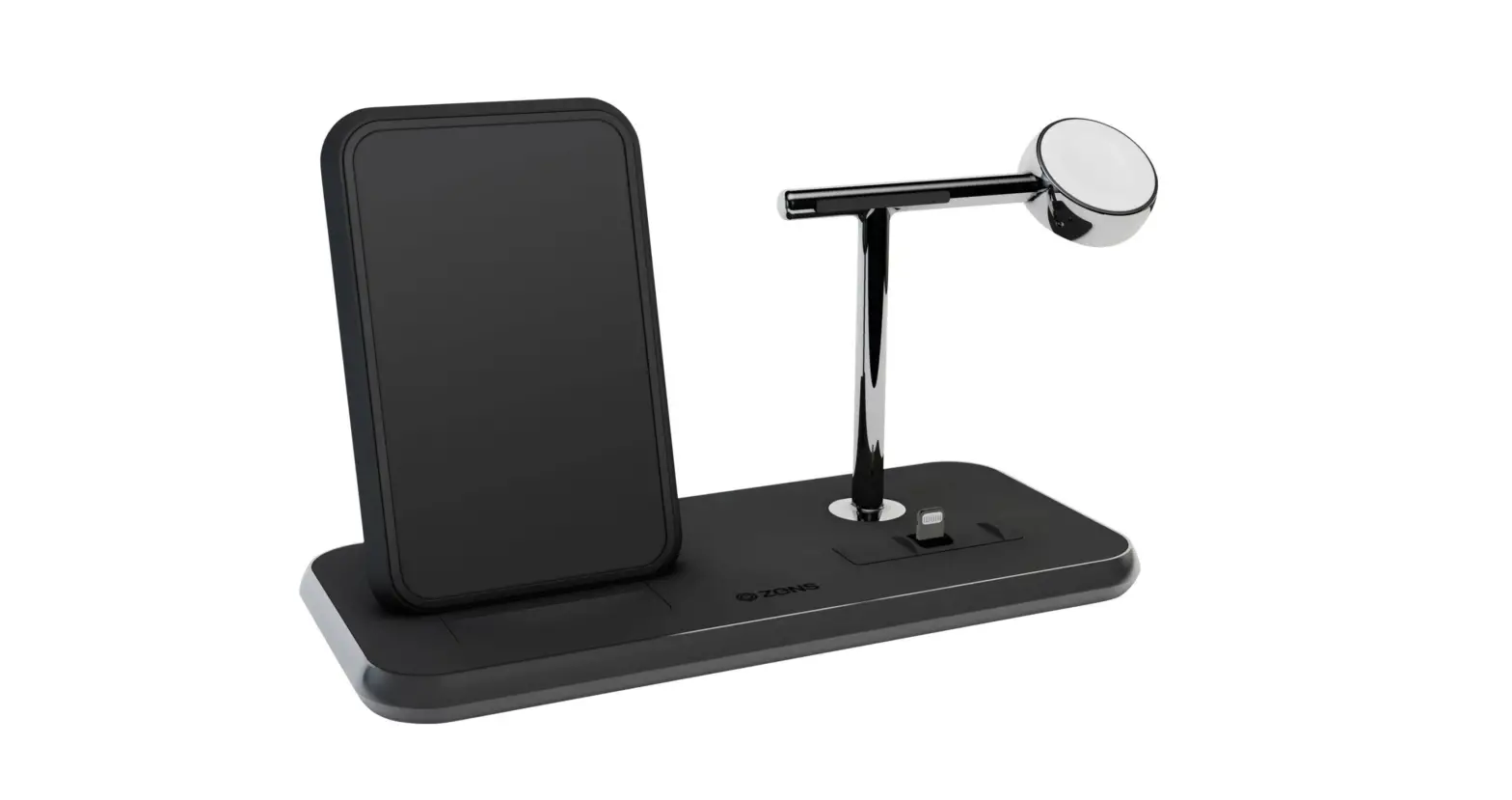 Zens Zedc07b-w Stand Dock Watch Aluminium Wireless Charger User Manual