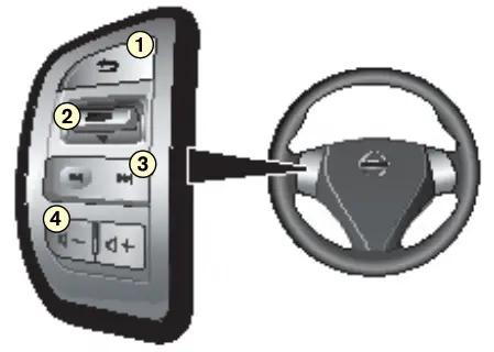 NISSAN Np300 Hardbody Car - STEERING WHEEL CONTROLS