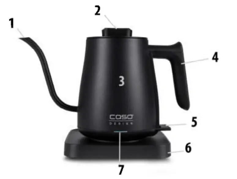 caso DESIGN 1877 Coffee Classic Kettle - Function