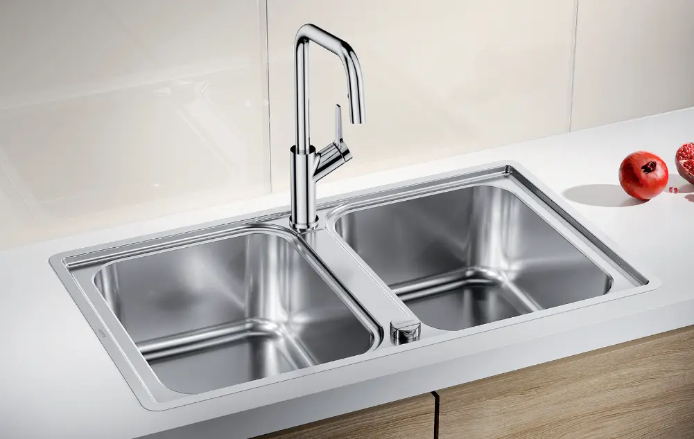 Blanco 524276 Brushed Stainless Steel Eccentric Lemis 8-if Sink Instruction Manual