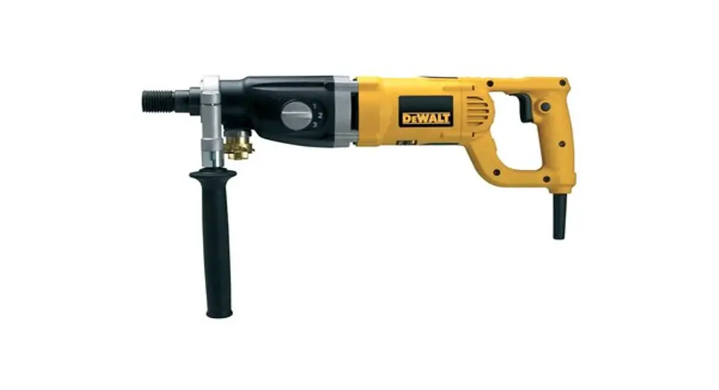 Dewalt D21583 3 Speed Wet & Dry Diamond Drill Instructions
