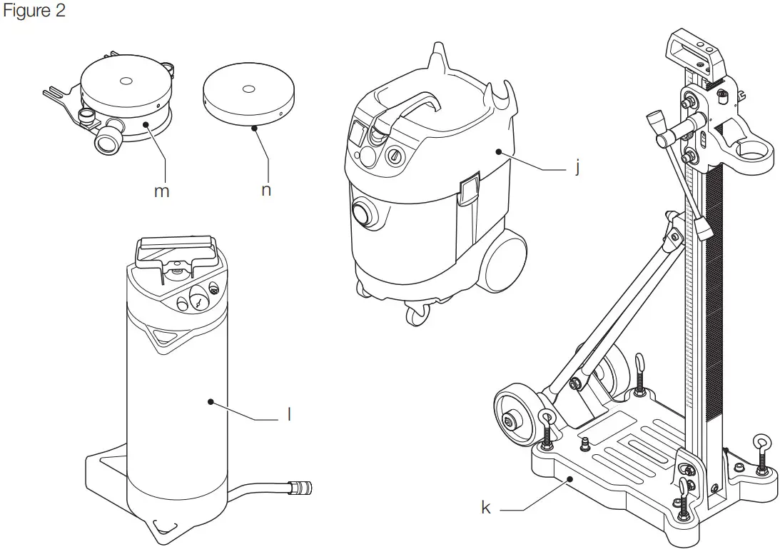 DEWALT D21583 3 Speed Wet &amp Dry Diamond Drill - Figure 2