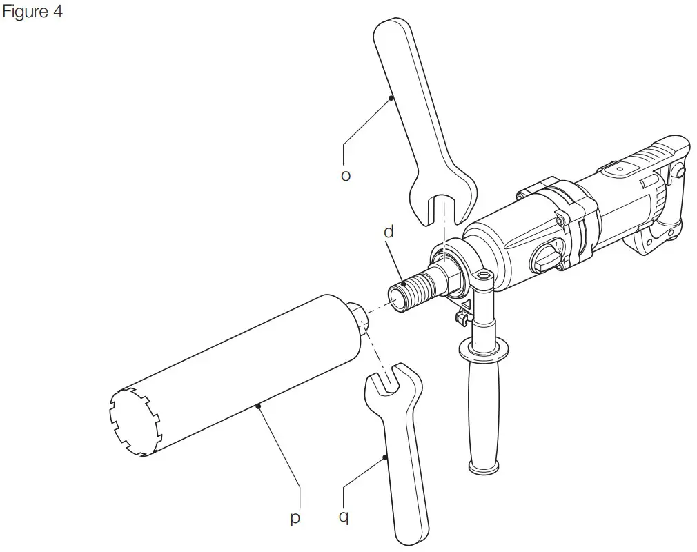 DEWALT D21583 3 Speed Wet &amp Dry Diamond Drill - Figure 4