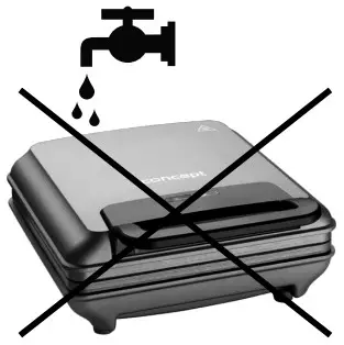 concept VF3050 Waffle maker - Figure 1