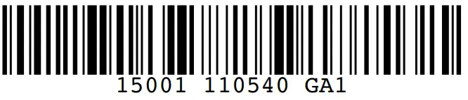 NOVY 15001 Pureline Frame - bar code