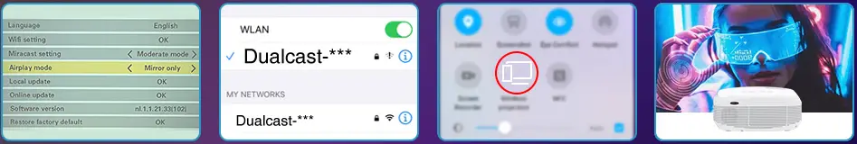 HOWWOO-JQ901C-Wi-Fi-and-Bluetooth-Projector-FIG-2