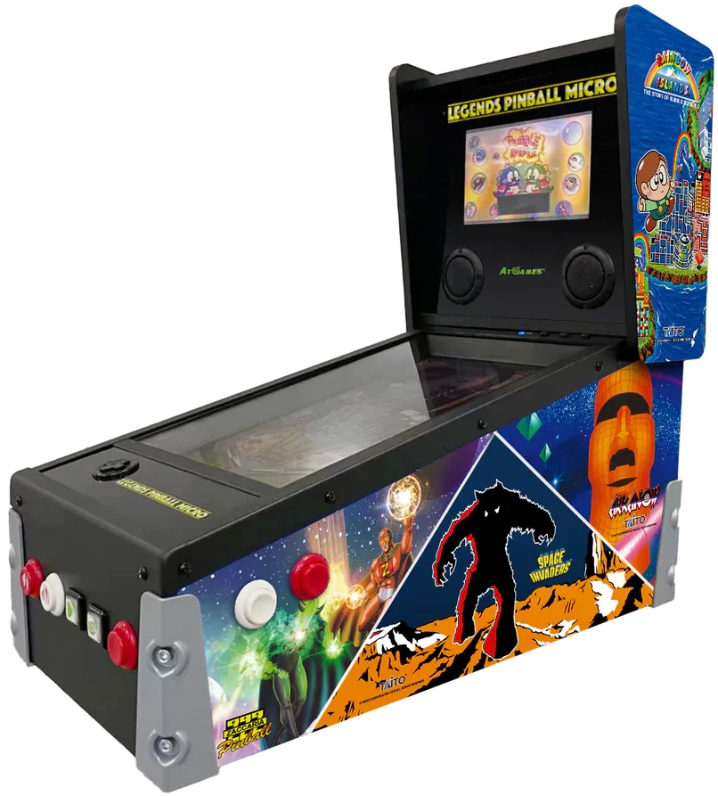 ATGAMES HA8818 Legends Pinball Micro Multiple IP Skin Artwork-fig1