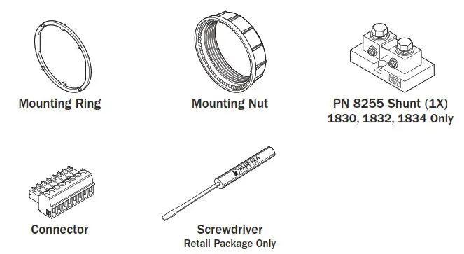 BLUE SEA SYSTEMS DC M2 OLED Meter - Components Included 2