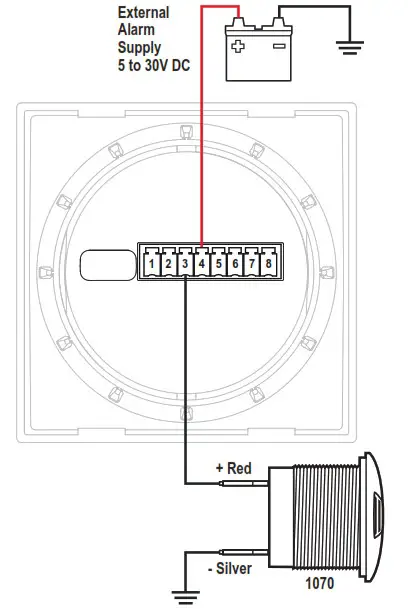 BLUE SEA SYSTEMS DC M2 OLED Meter - Detailed Wiring 8