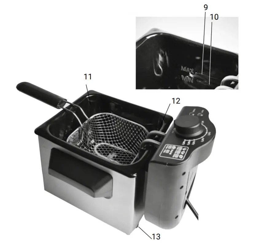 LAKELAND 26774 COMPACT DEEP FAT FRYER - FEATURES2